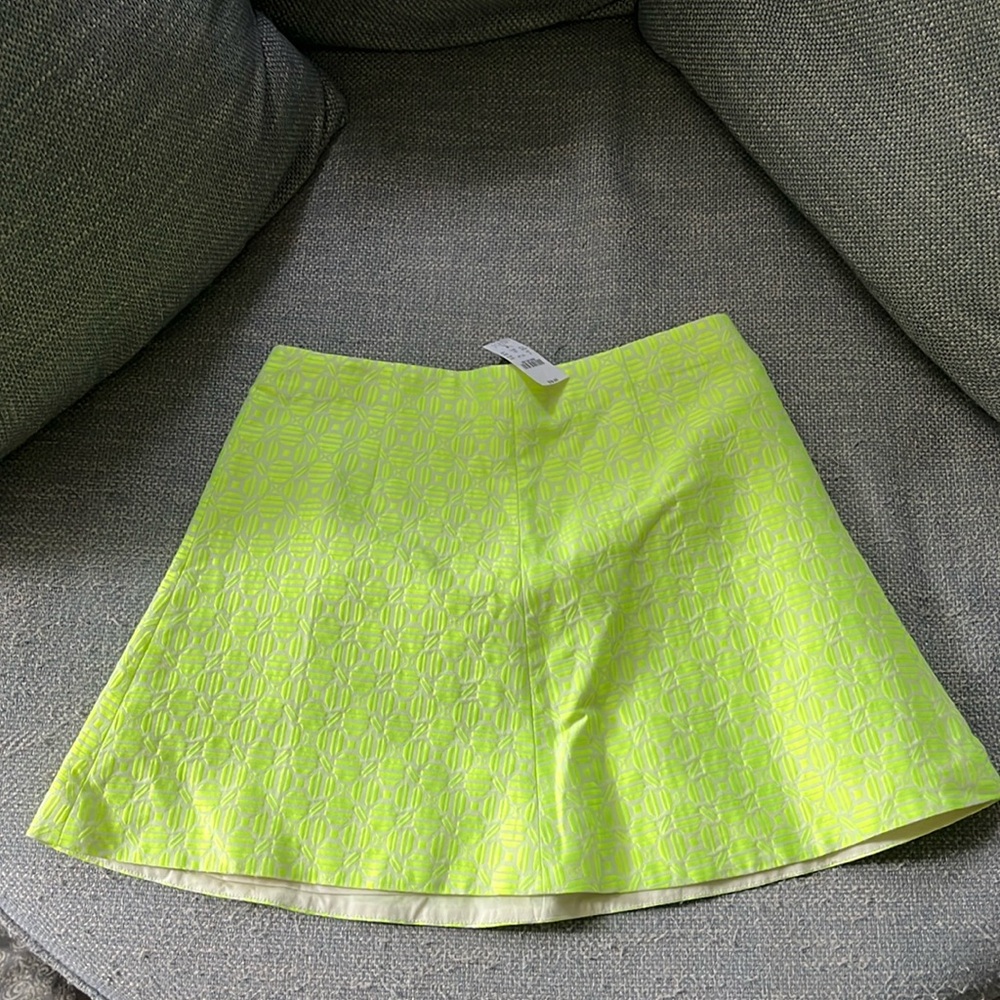 J CREW NWT yellow skirt size 6